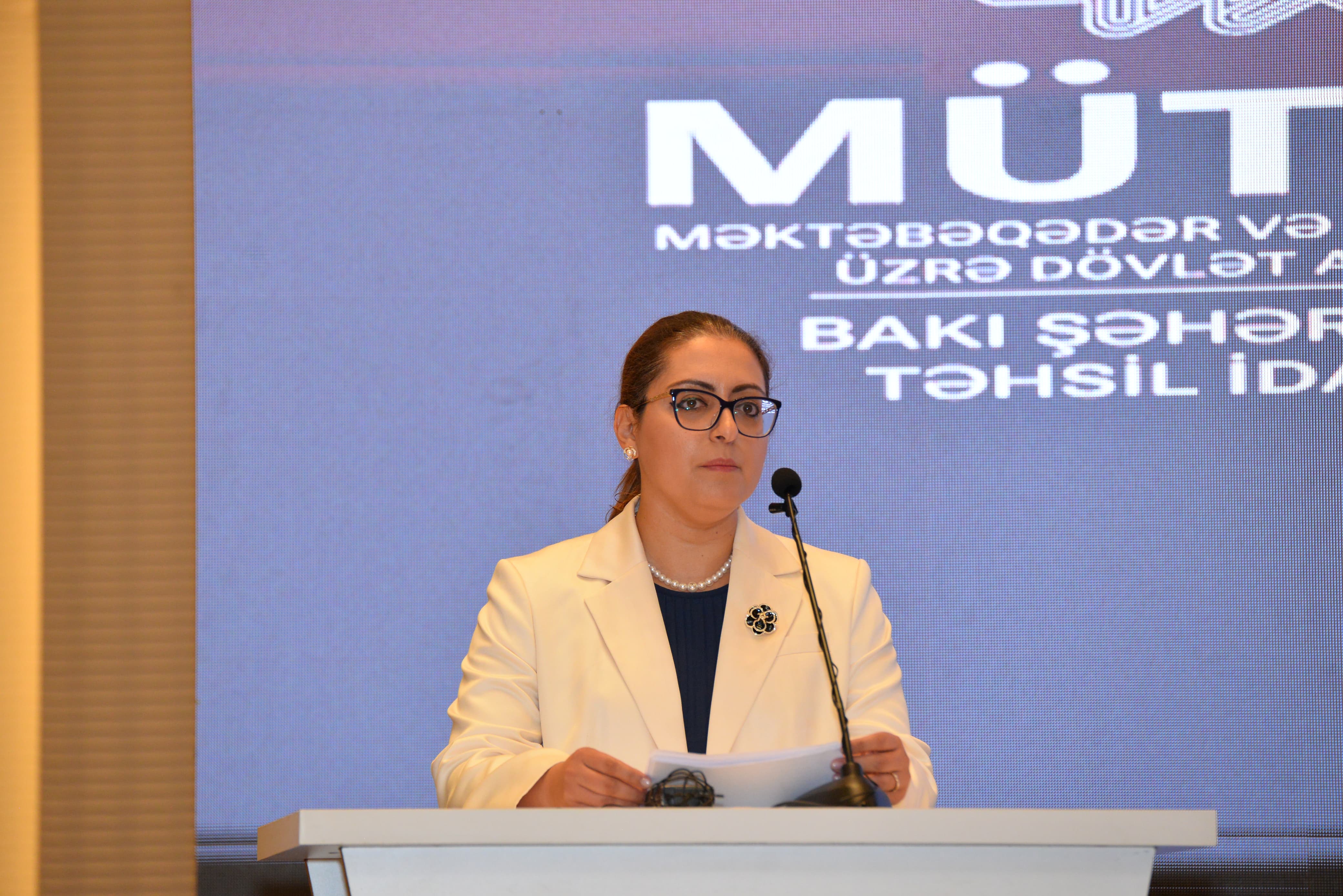 Bakı şəhəri təhsil işçilərinin sentyabr konfransı keçirilib