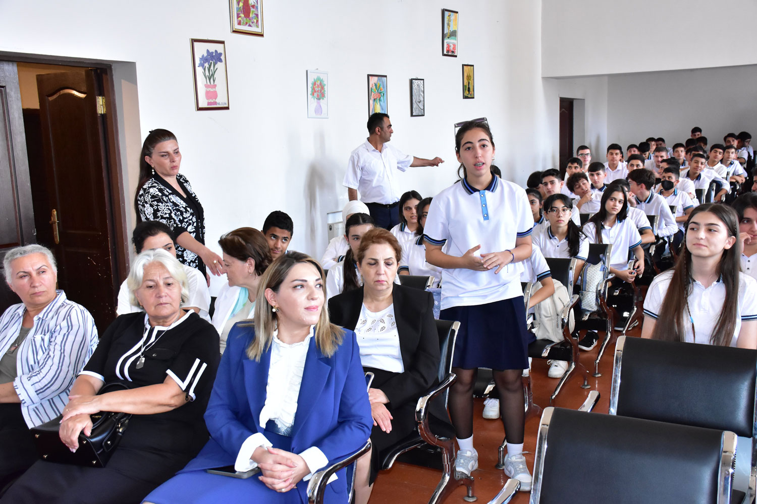 Məktəblilərlə fövqəladə hallara dair maarifləndirici görüş olub