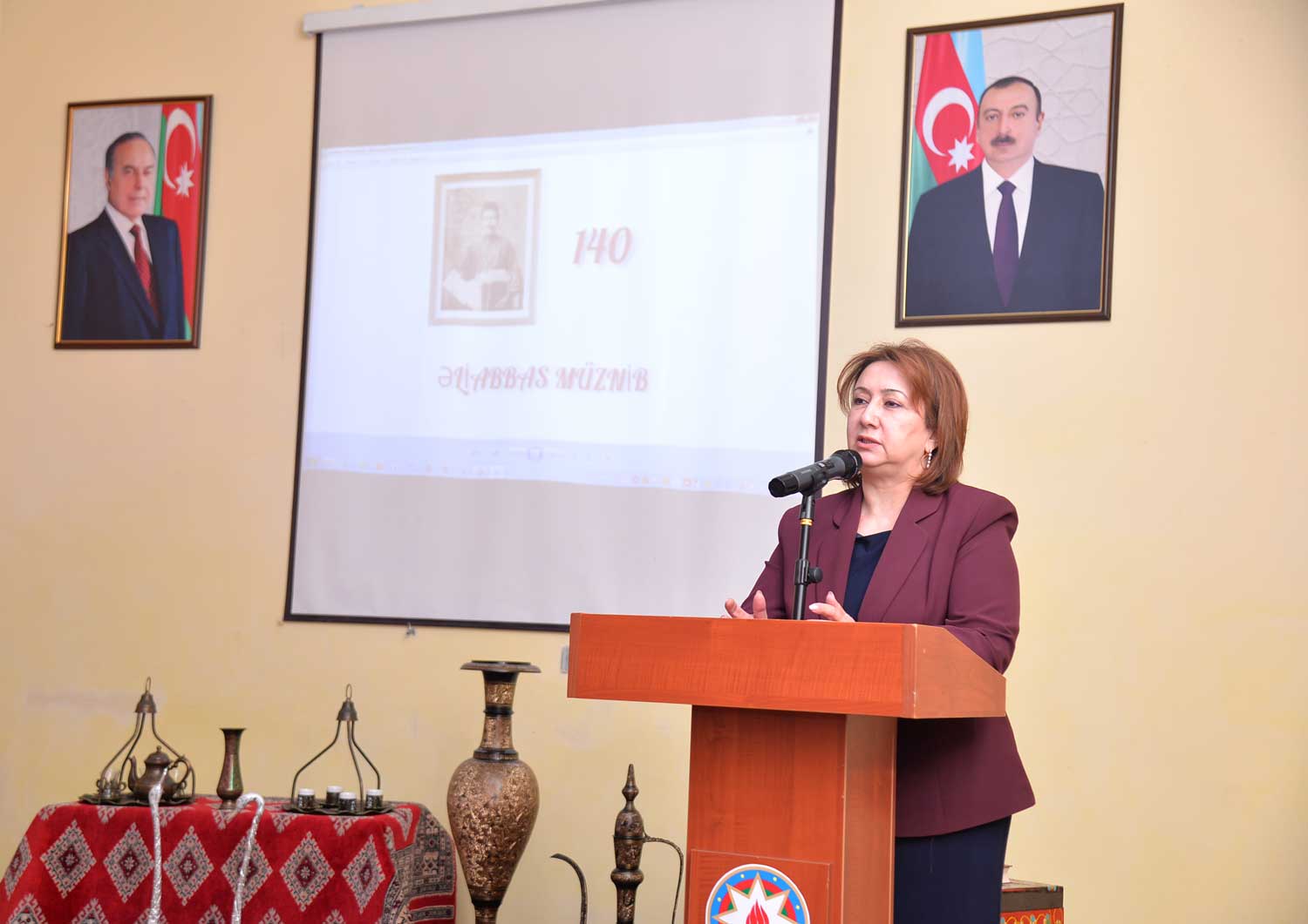 Ədibin 140 illik yubileyi qeyd olunub