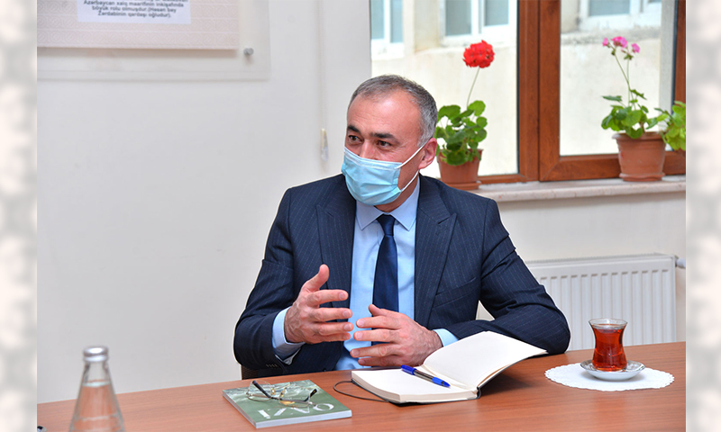 Pedaqoji mətbuat nümayəndələri ilə görüş