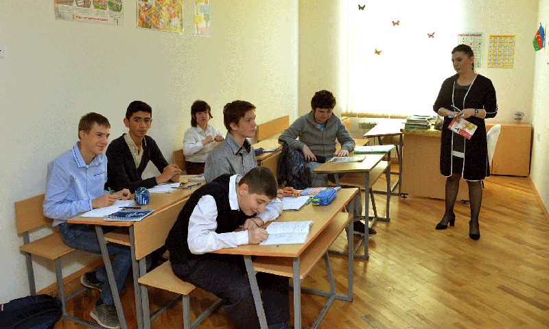 Türkiyəli qonaqlar xüsusi məktəbdə olub