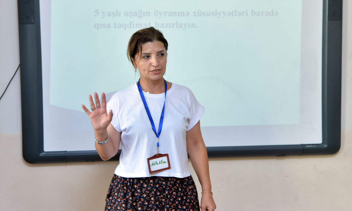 Məktəbəhazırlıq qruplarının müəllimləri üçün təlimlər keçirilir