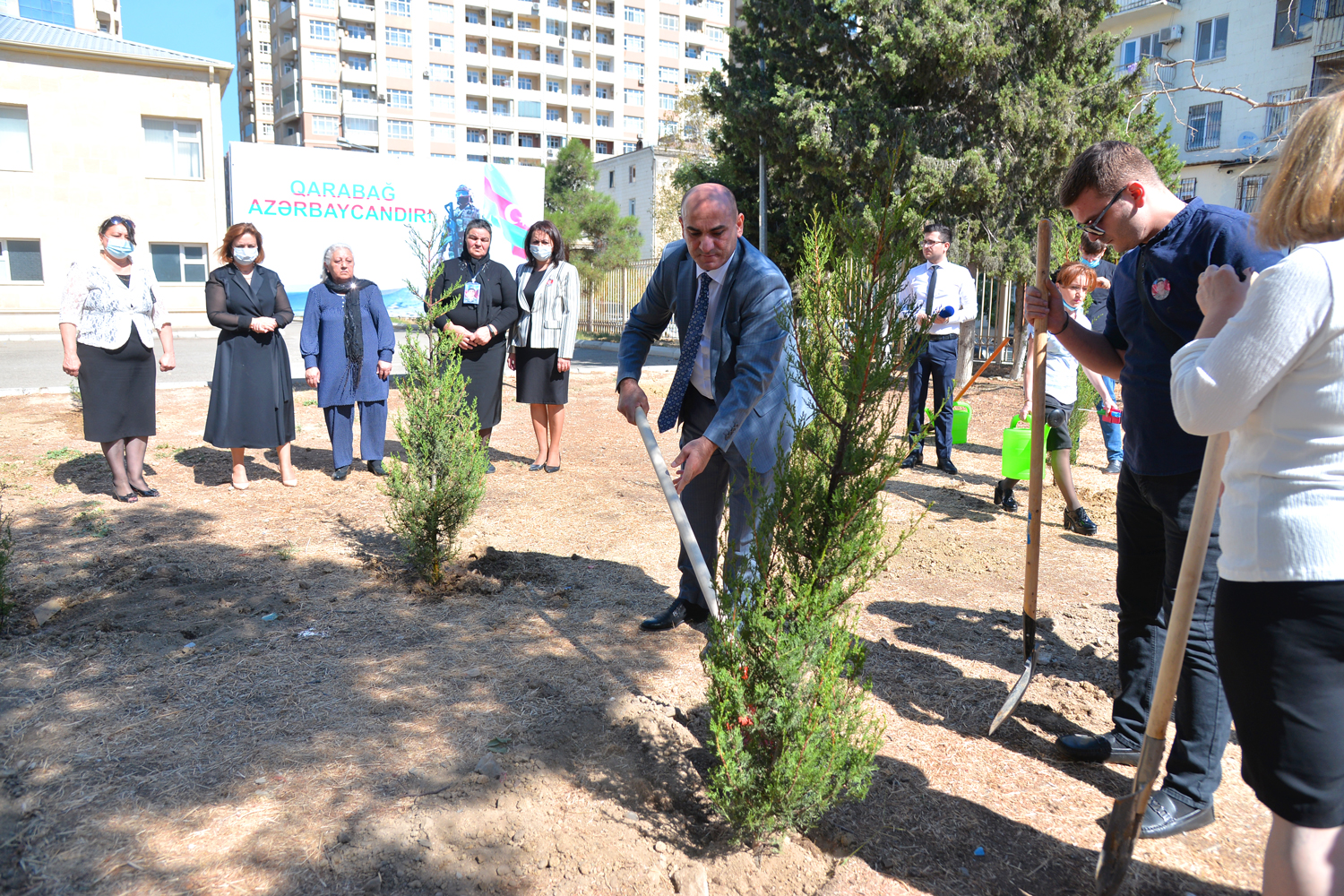 Anım Gününə həsr olunan ağacəkmə aksiyası keçirilib