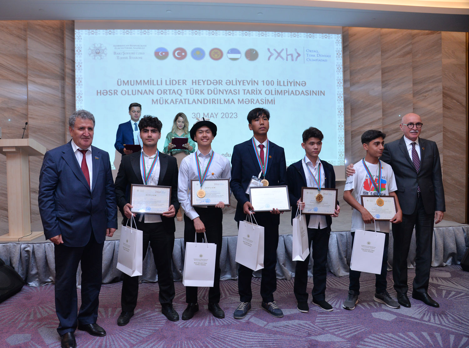 Ortaq Türk Dünyası Olimpiadası qaliblərinin mükafatlandırılma mərasimi