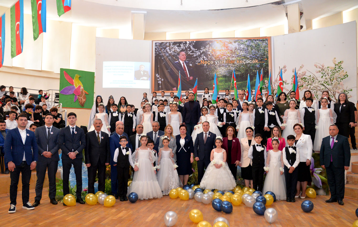 Məktəbdə Ulu Öndərin barelyefinin açılışı olub