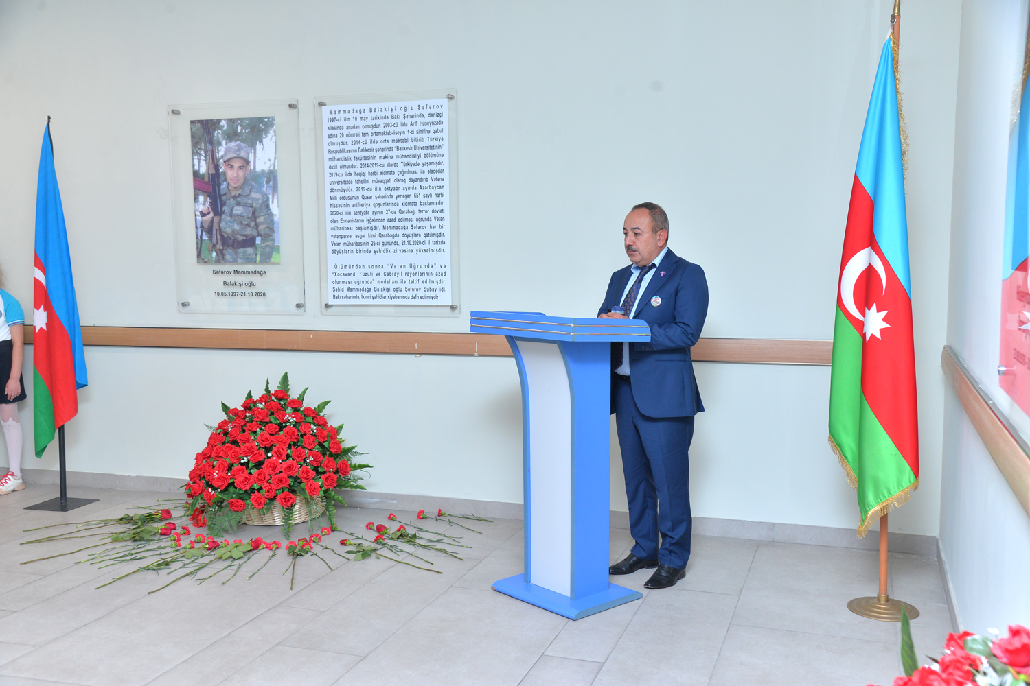 Məktəblərdə Zəfər muzeyi və xatirə lövhəsinin açılış mərasimləri keçirilib