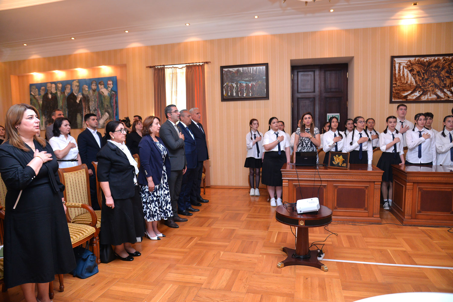 Nobel İrsi Fondunun paytaxt məktəbi ilə birgə tədbiri