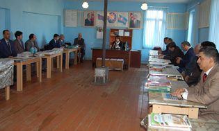Təhsil nazirinin müavini Məhəbbət Vəliyeva Masallı rayonunda