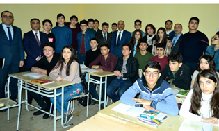 Təhsil nazirinin müavini Məhəbbət Vəliyeva Masallı rayonunda