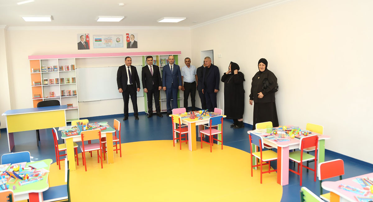 Qara Nuru kənd tam orta məktəbinin yeni binası istifadəyə verilib