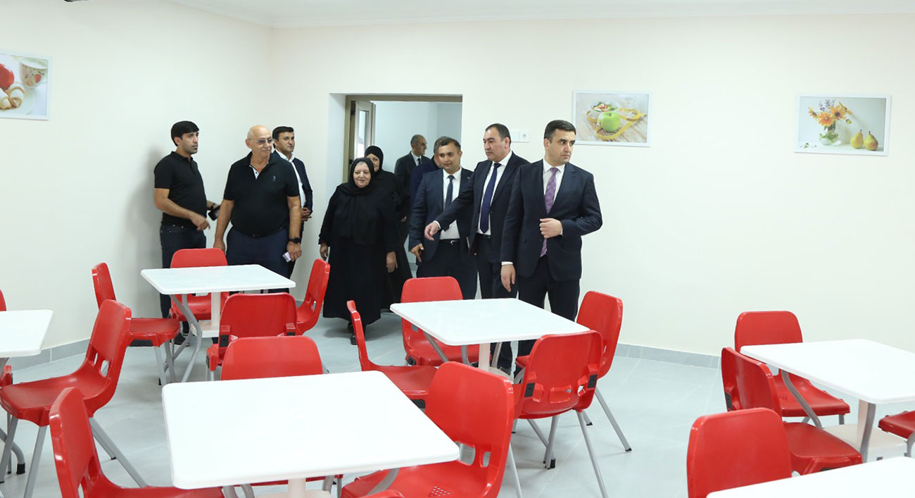 Qara Nuru kənd tam orta məktəbinin yeni binası istifadəyə verilib
