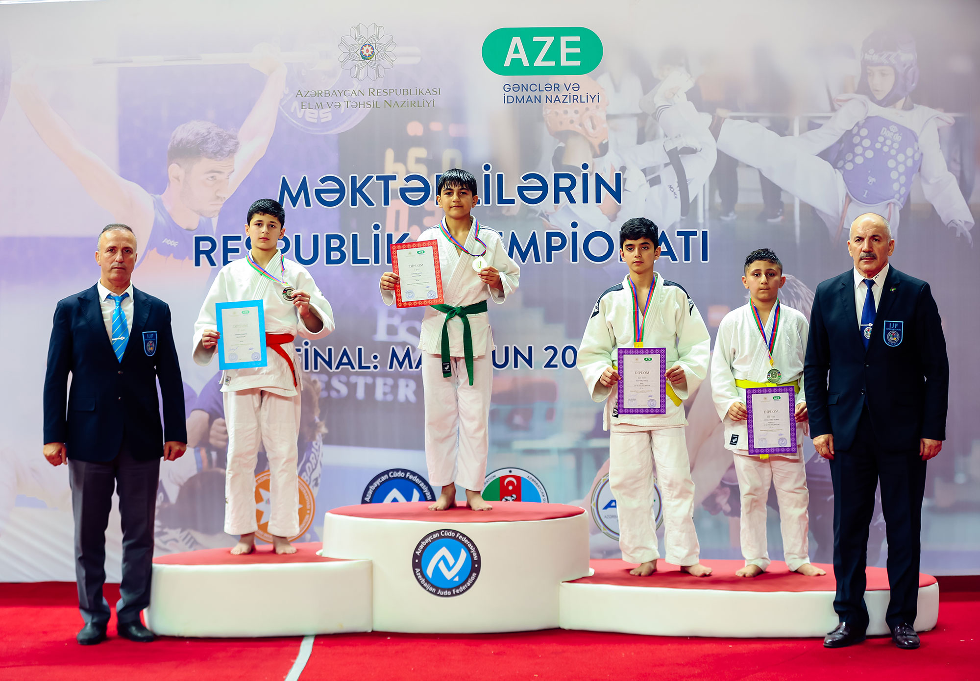 “Məktəblilərin respublika çempionatı”nın cüdo idman növü üzrə final yarışları keçirilib