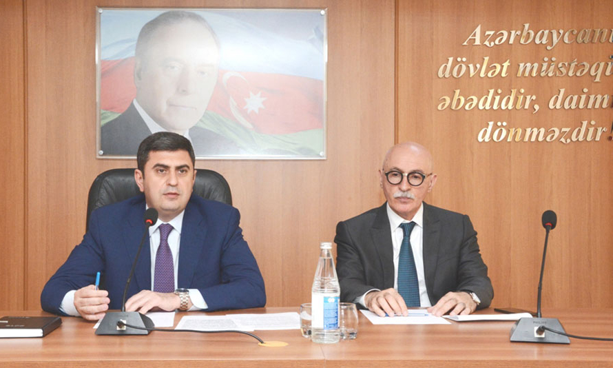 Xəzər rayonunun təhsil işçiləri ilə görüş