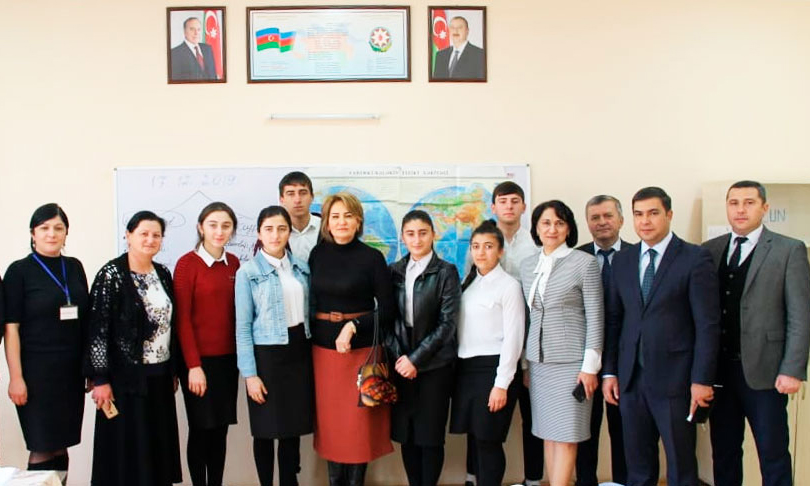 Nazir müavini Məhəbbət Vəliyeva Balakən rayonunda
