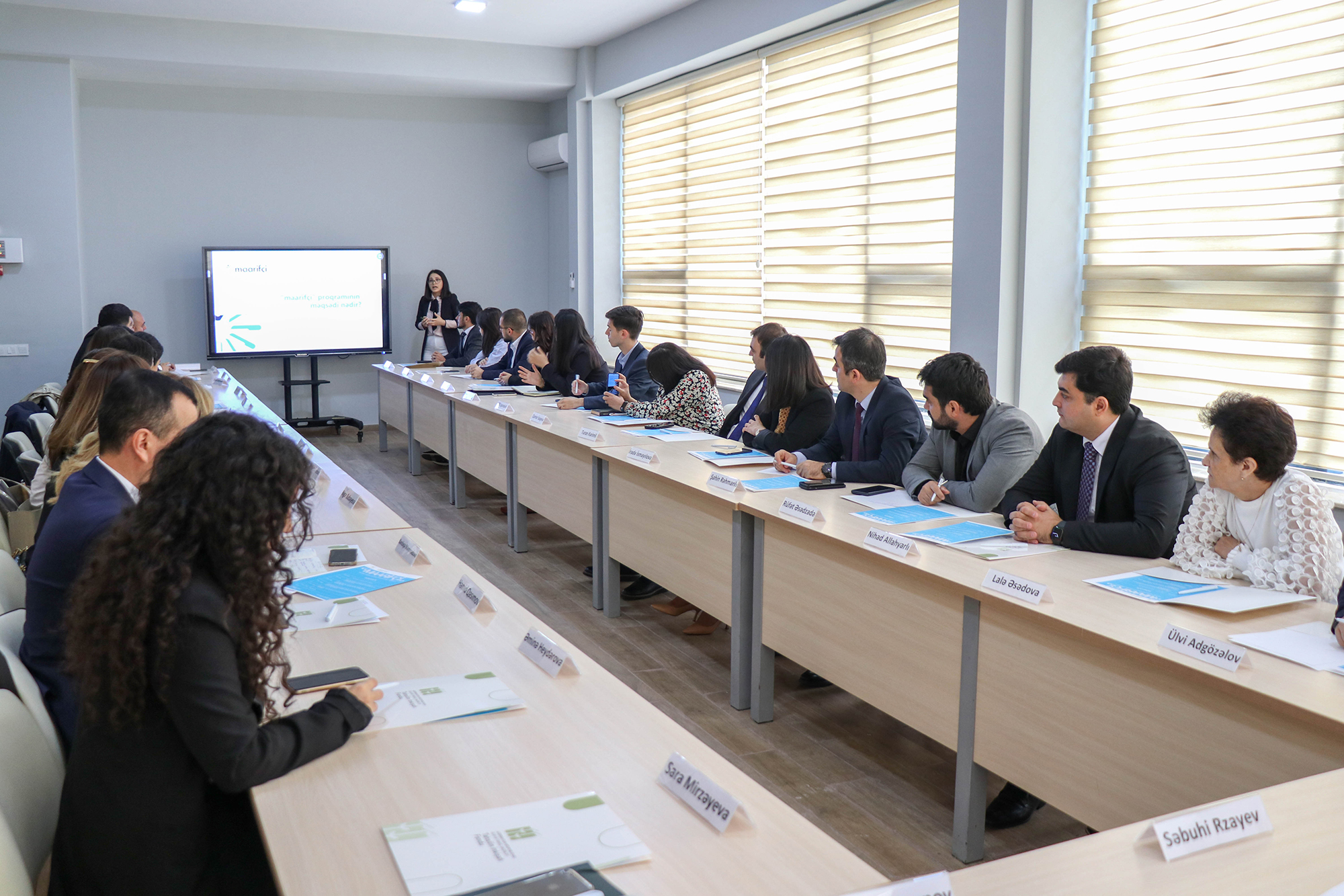 “Maarifçi” tələbə-məzun təcrübə proqramının təqdimat mərasimi keçirilib