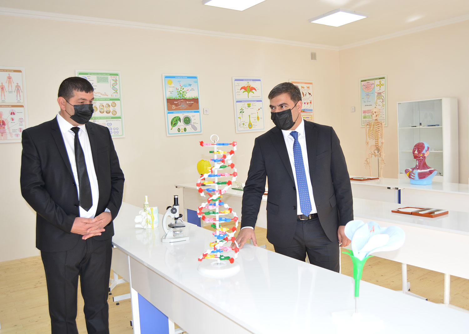 Qazax və Şəkidə məktəb açılışı