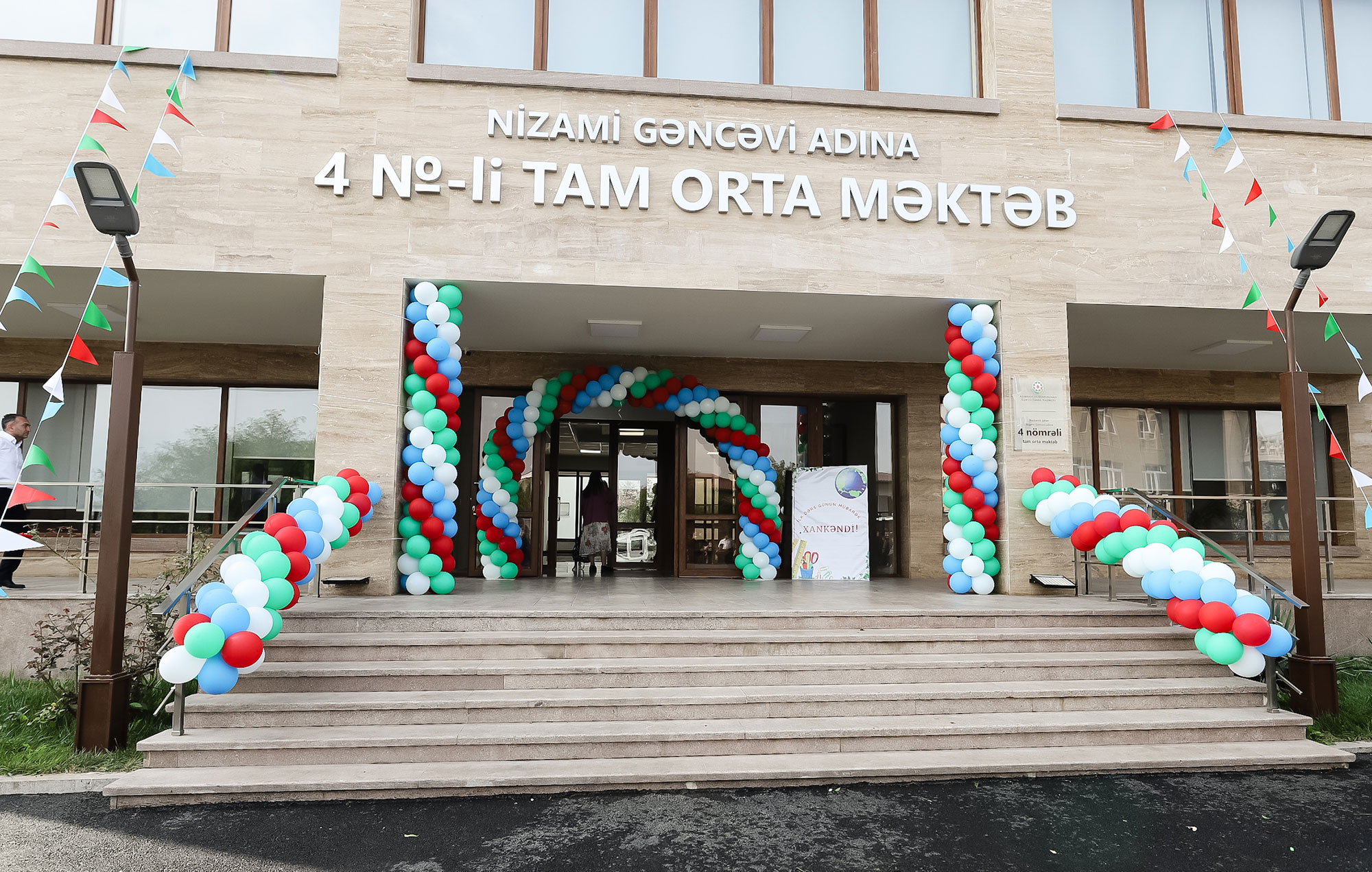 Xankəndidə 4 nömrəli məktəb ilk tədris ilinə başlayıb