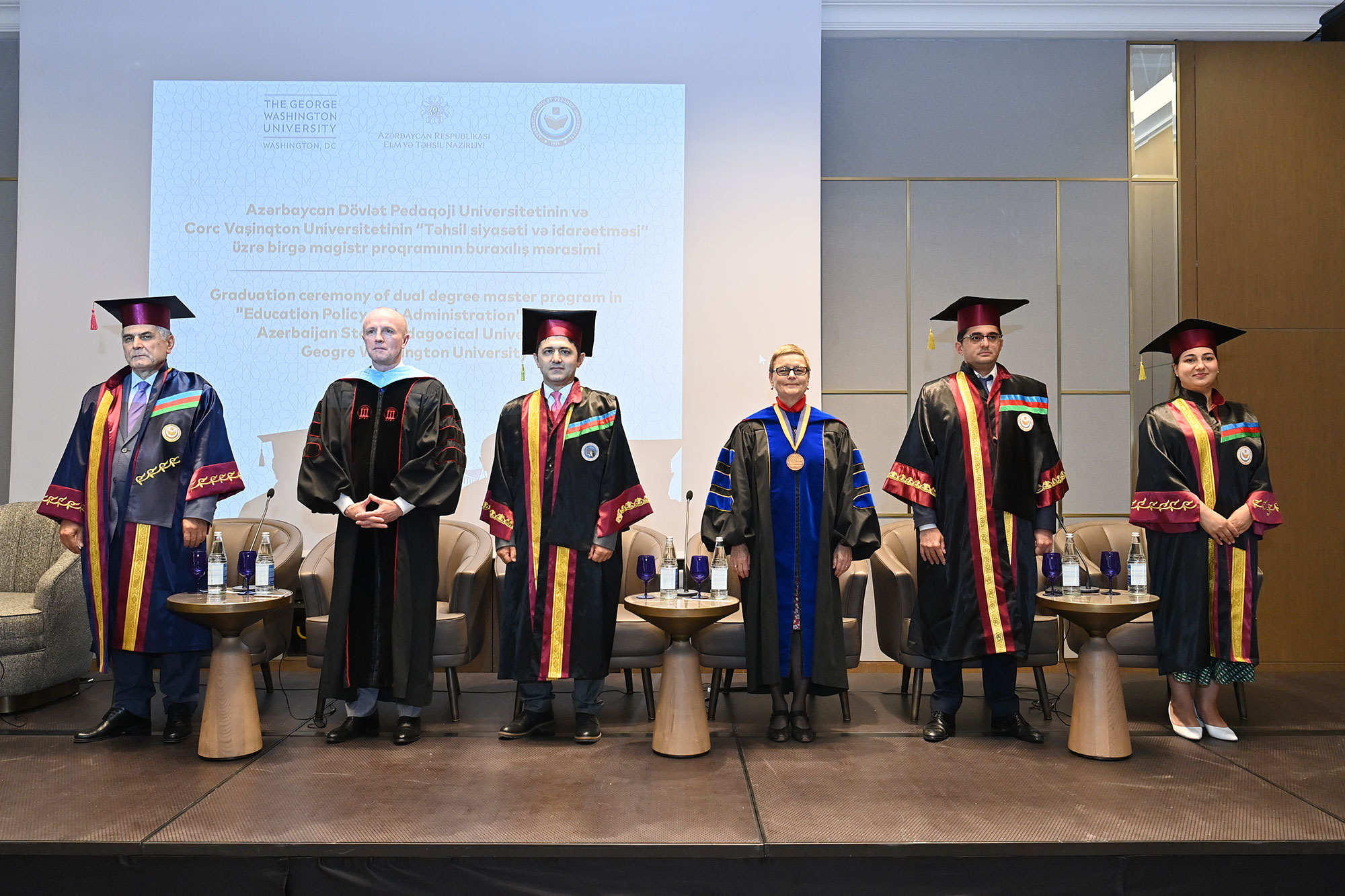 Elm və təhsil naziri ADPU ilə ABŞ universitetinin ikili diplom proqramının məzun günündə iştirak edib