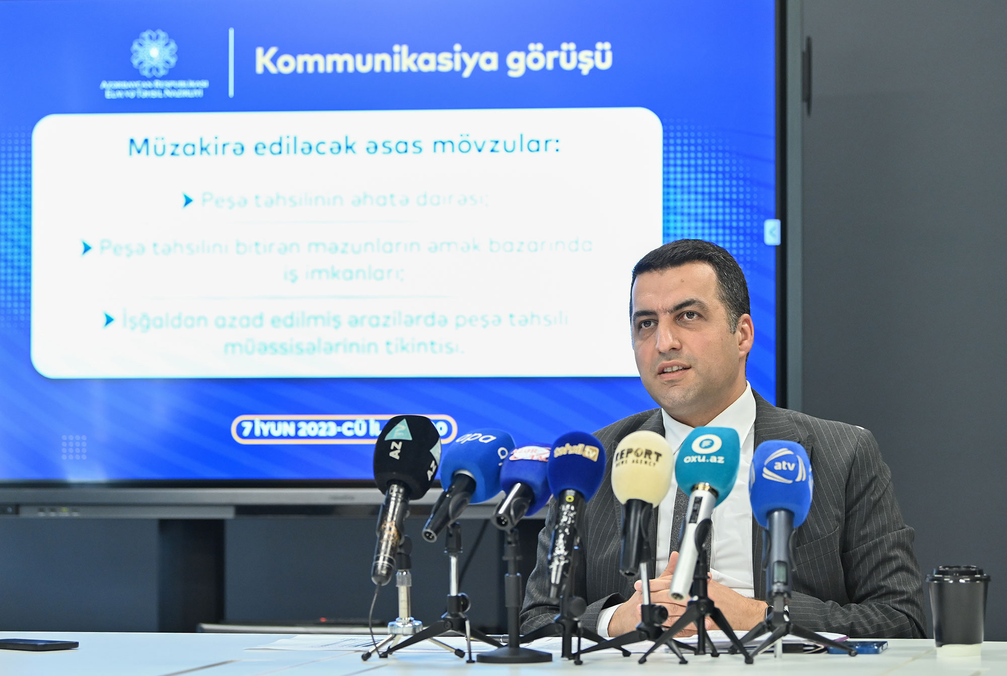 Peşə təhsili üzrə kommunikasiya görüşü keçirilib