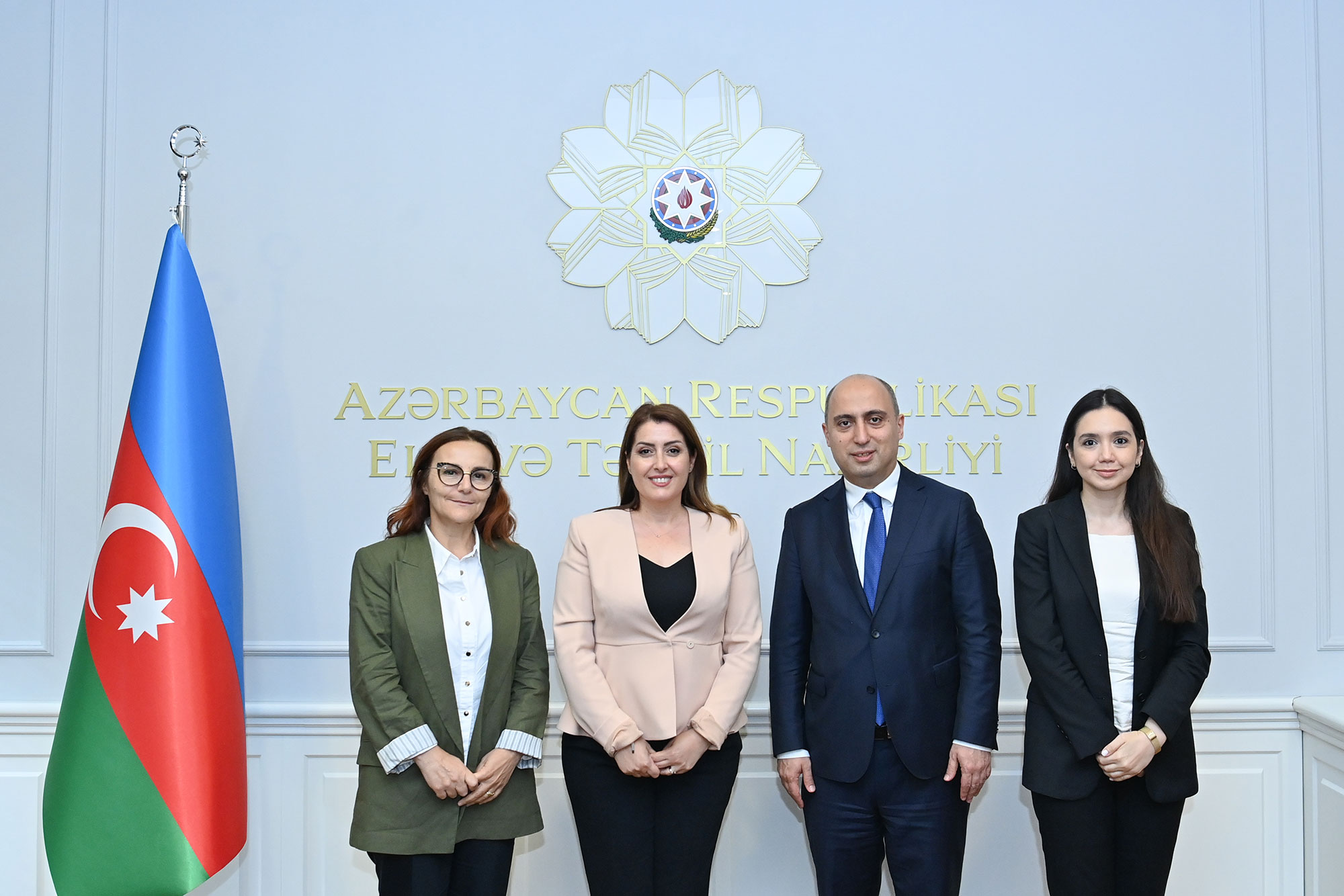 Emin Əmrullayev Albaniya Respublikasının təhsil və idman naziri ilə görüşüb
