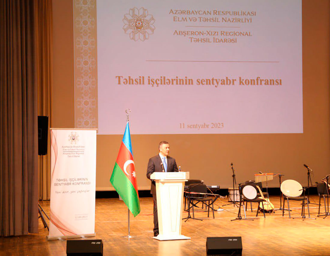 Abşeron – Xızı regionu üzrə təhsil işçilərinin sentyabr konfransı keçirilib