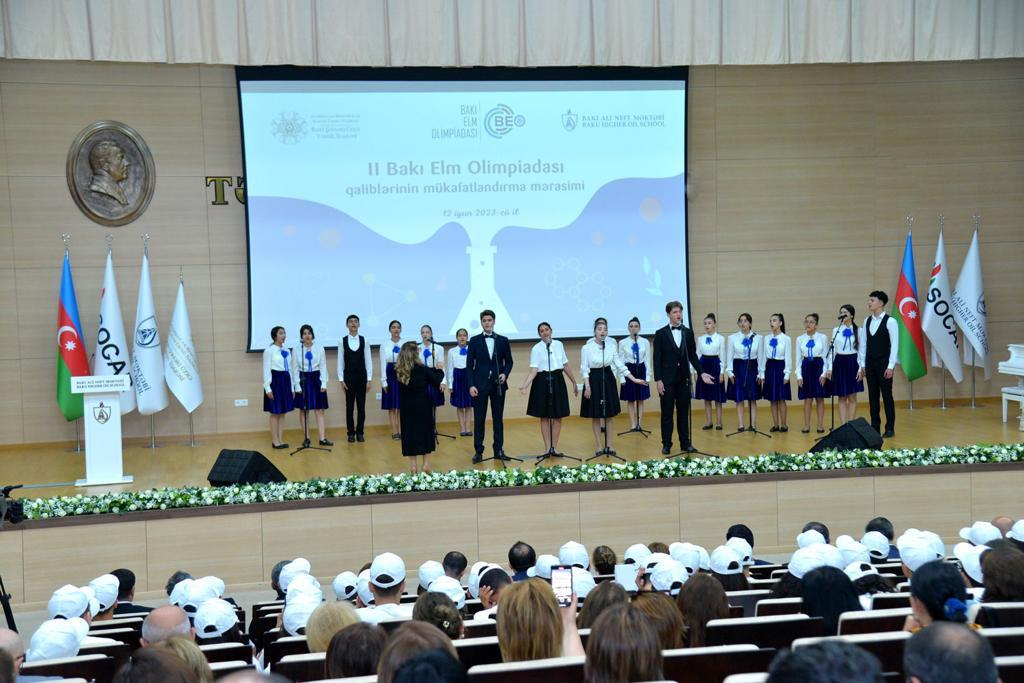 II Bakı Elm Olimpiadasının qalibləri mükafatlandırılıb