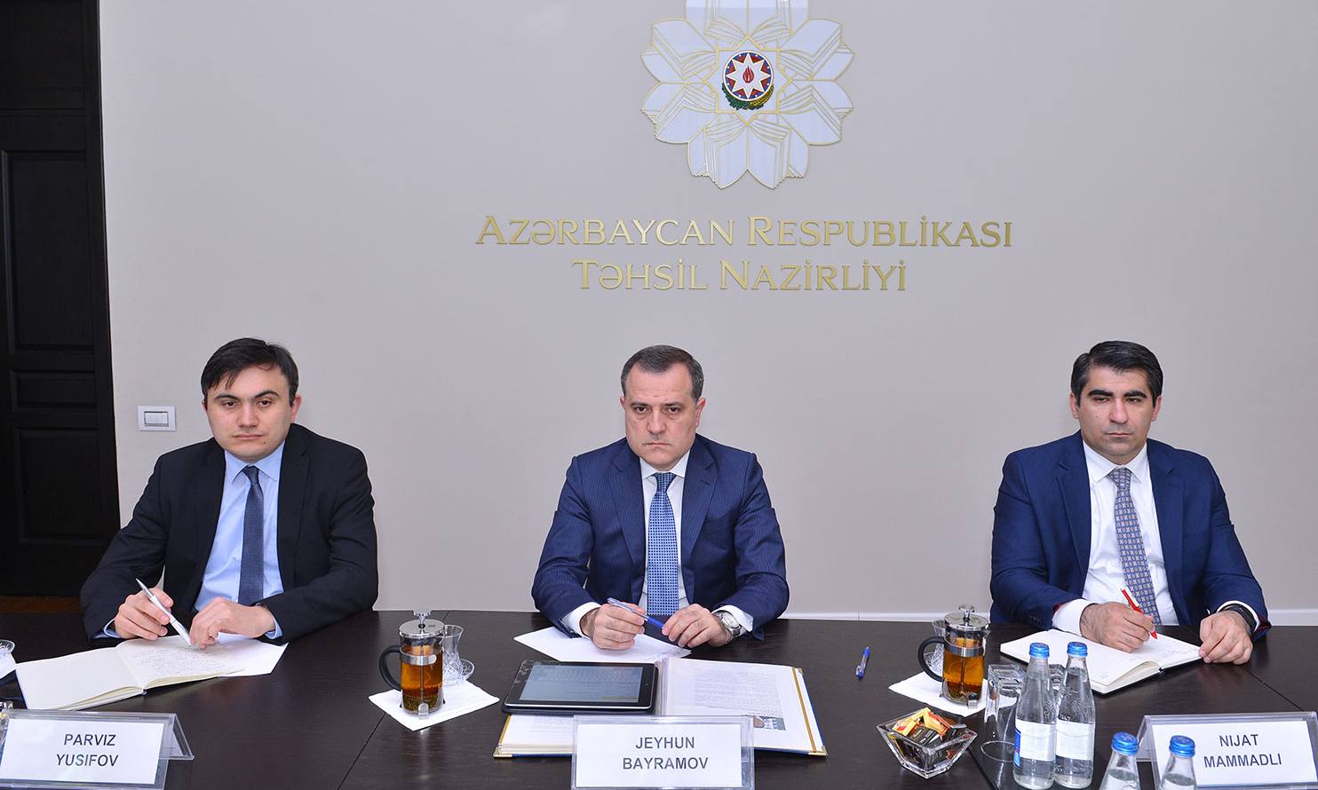 Təhsil nazirinin görüşü