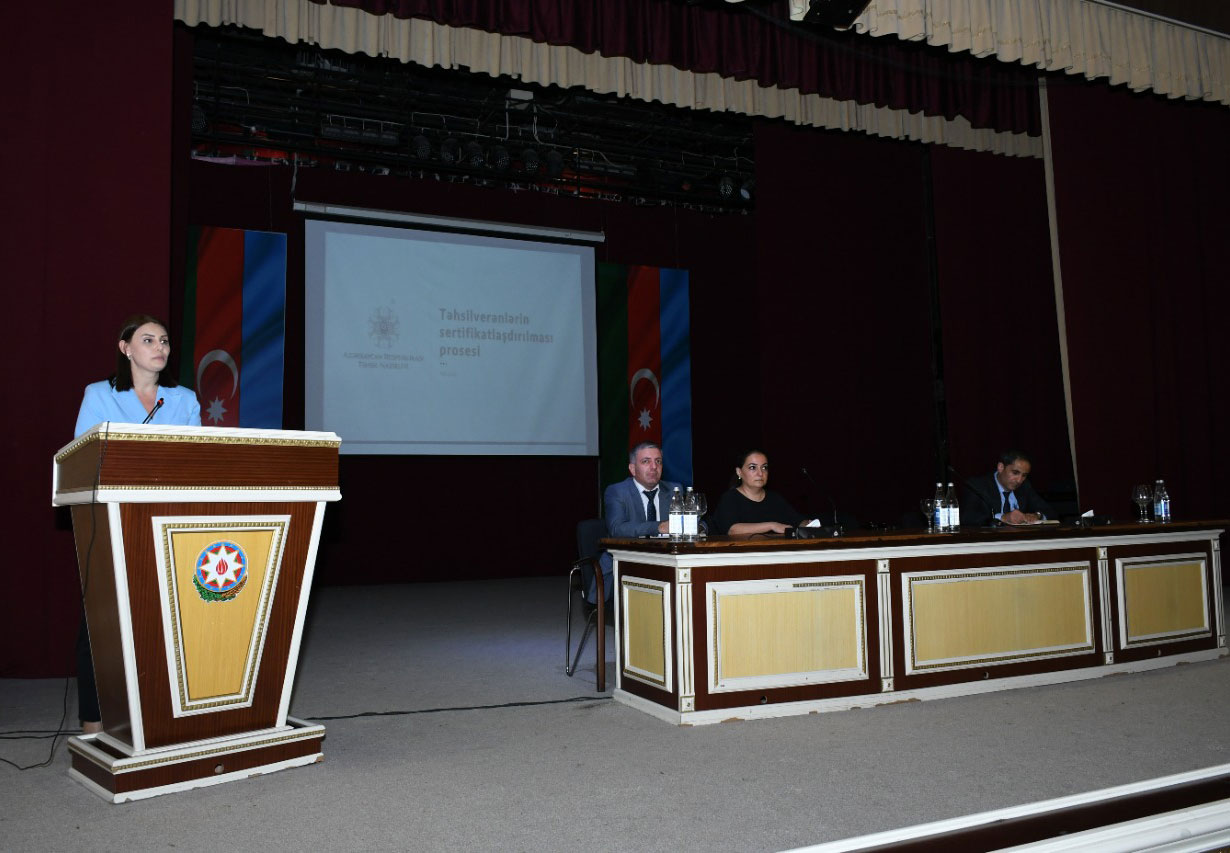 Abşeron və Sumqayıtda sertifikatlaşdırmaya dair görüş keçirilib