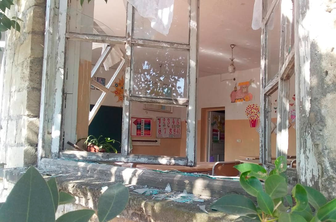 Erməni hücumu nəticəsində dağılan daha bir məktəb