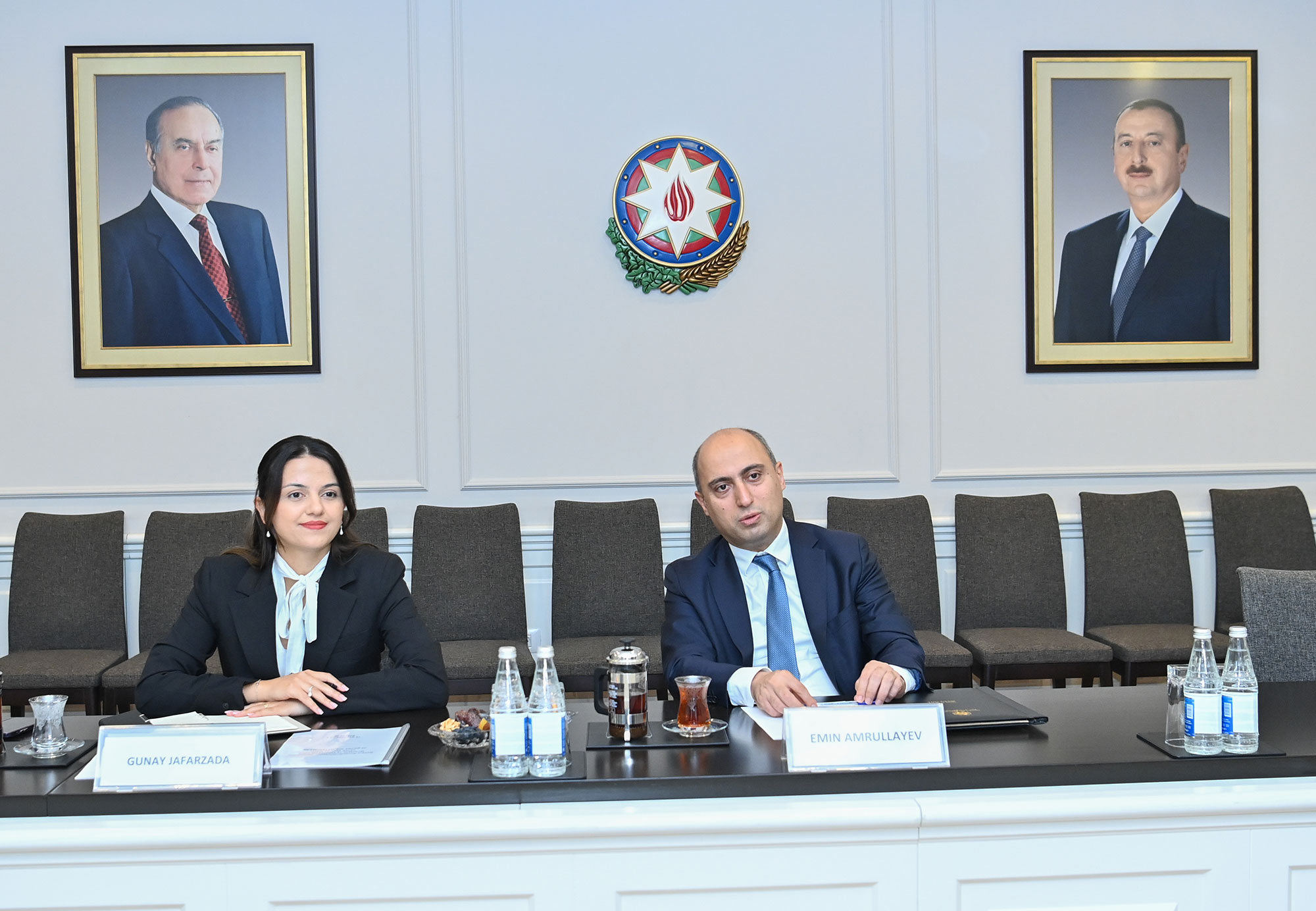 Elm və təhsil naziri İsveçrə Konfederasiyasının ölkəmizdəki fövqəladə və səlahiyyətli səfiri ilə görüşüb