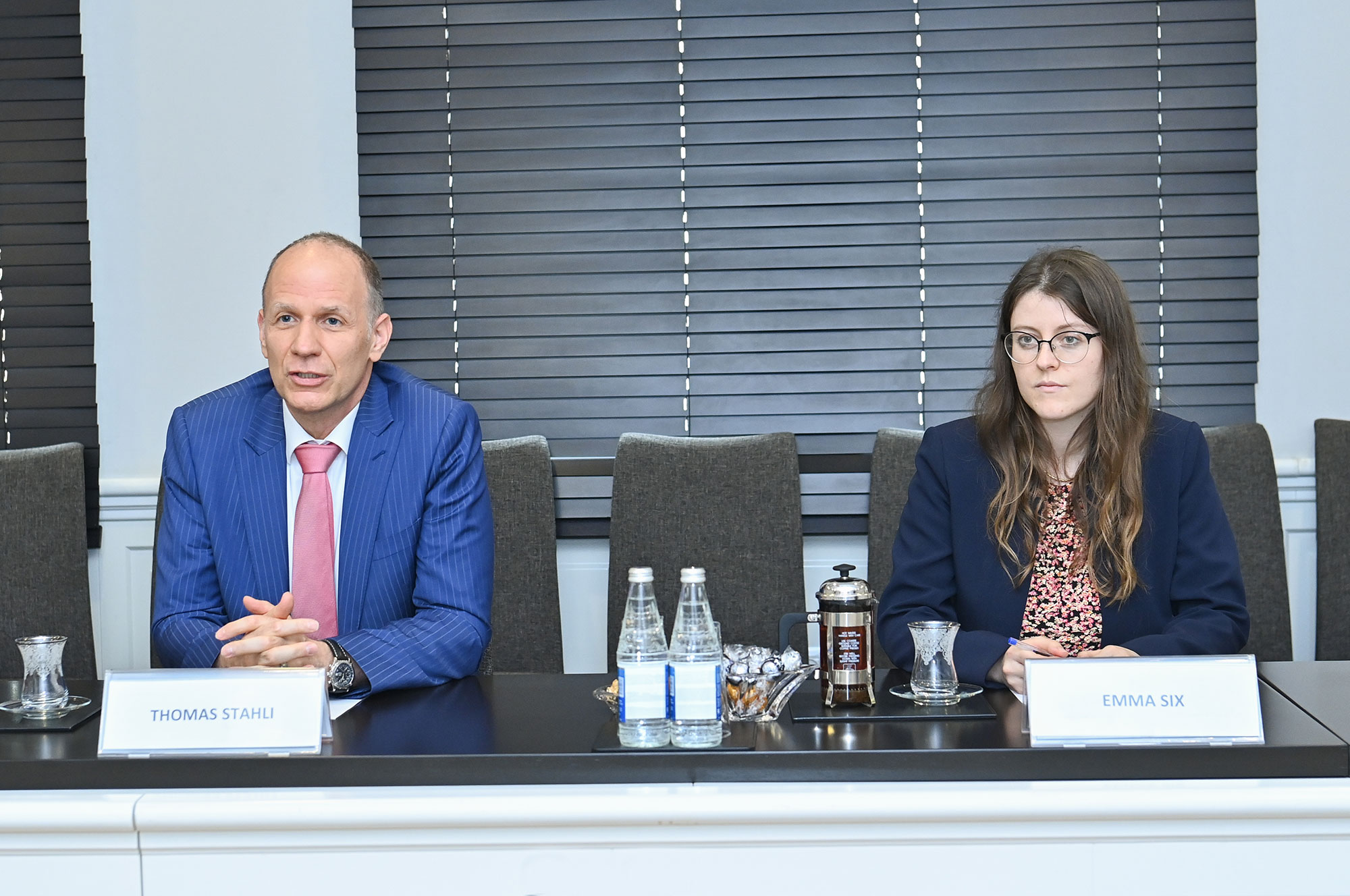 Elm və təhsil naziri İsveçrə Konfederasiyasının ölkəmizdəki fövqəladə və səlahiyyətli səfiri ilə görüşüb