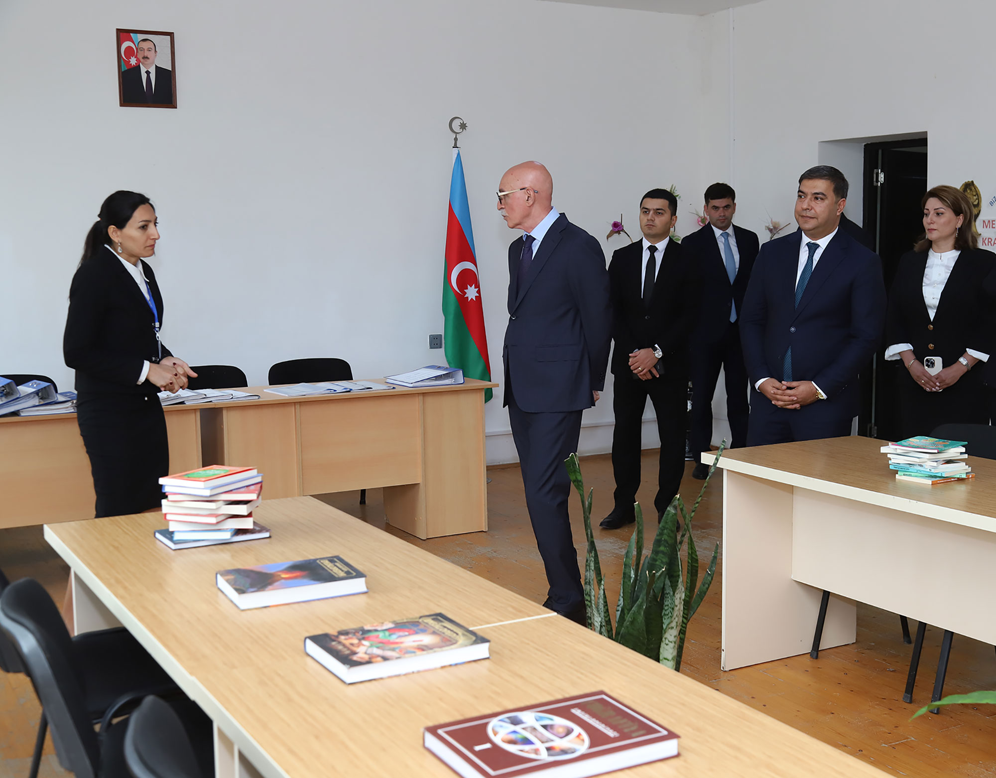 Nazir müavini Firudin Qurbanov Yevlaxda olub