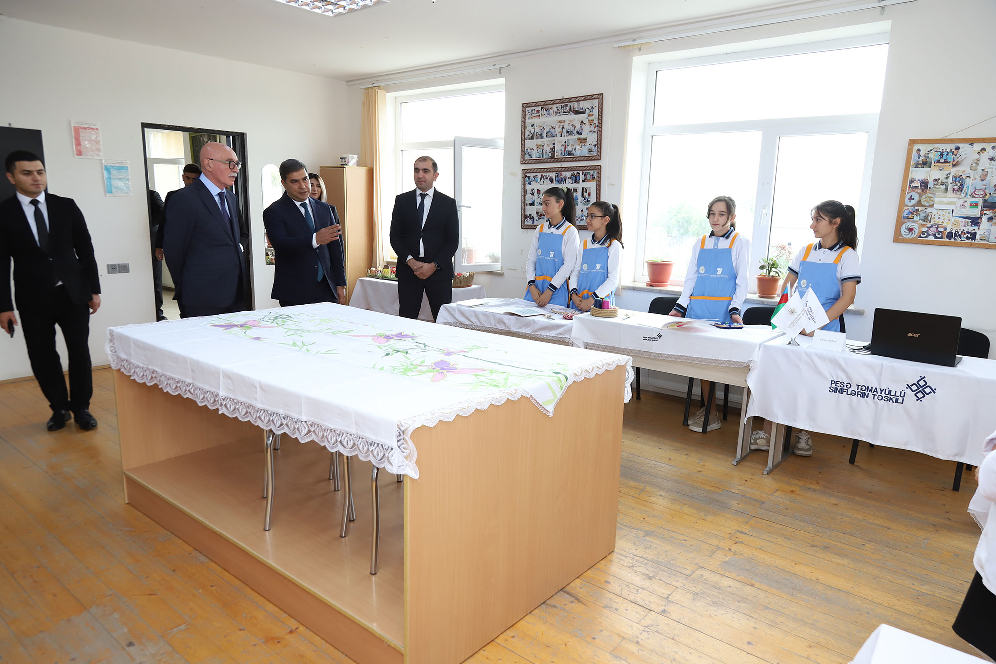 Nazir müavini Firudin Qurbanov Yevlaxda olub