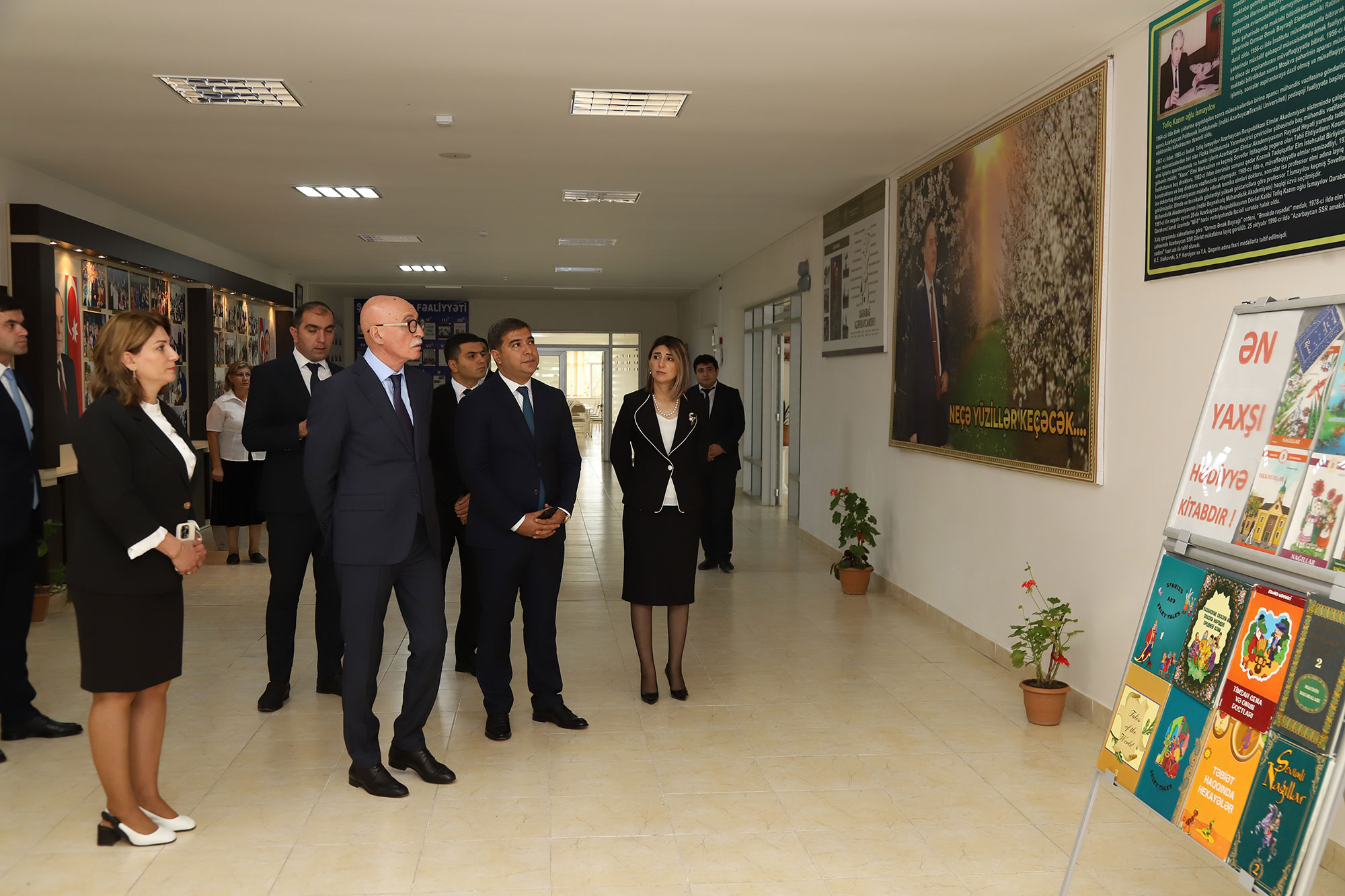 Nazir müavini Firudin Qurbanov Yevlaxda olub