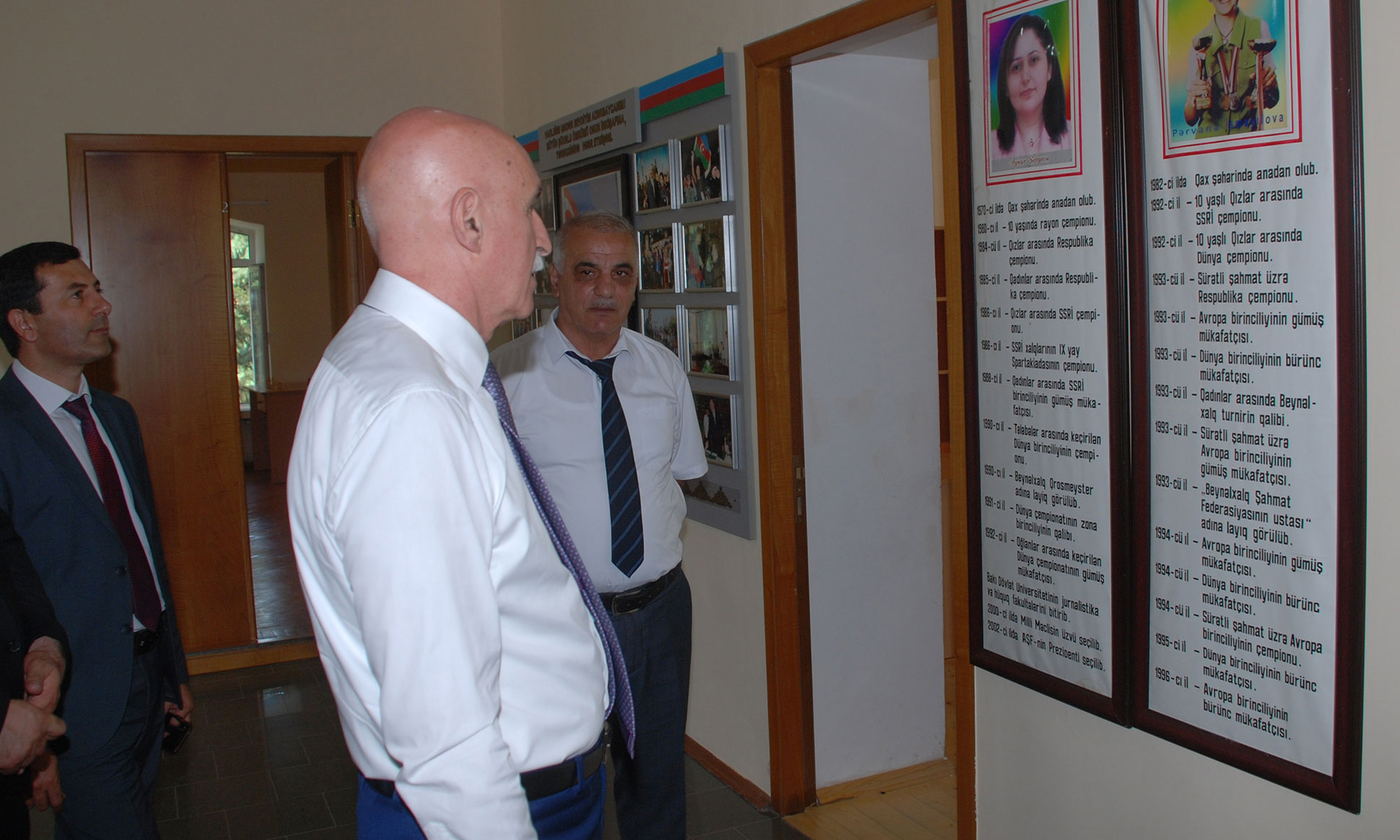 Nazir müavini Qaxda məktəb tikintisi ilə tanış olub