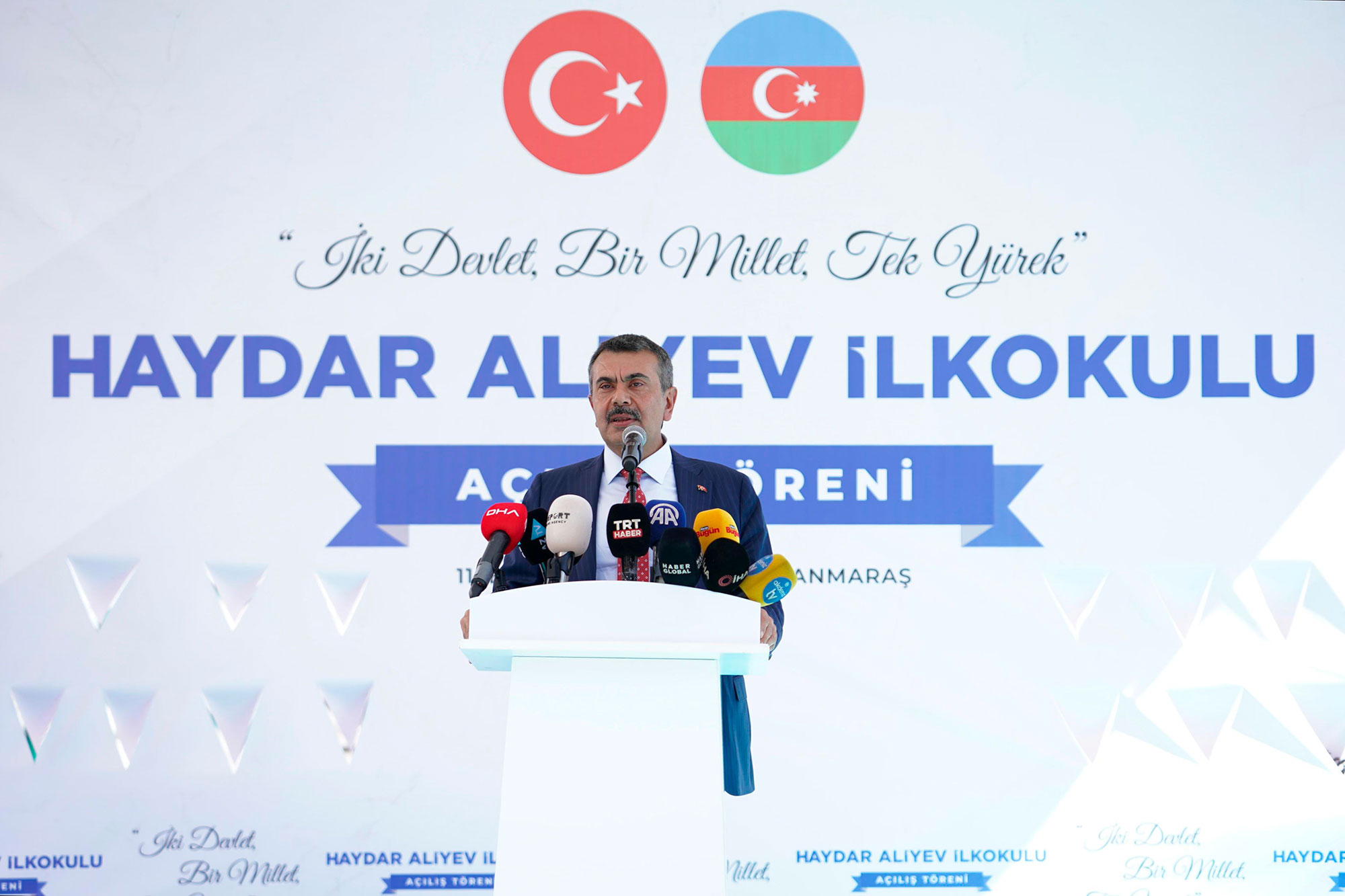 Kahramanmaraşda yeni inşa edilən Heydər Əliyev adına məktəbin açılışı olub