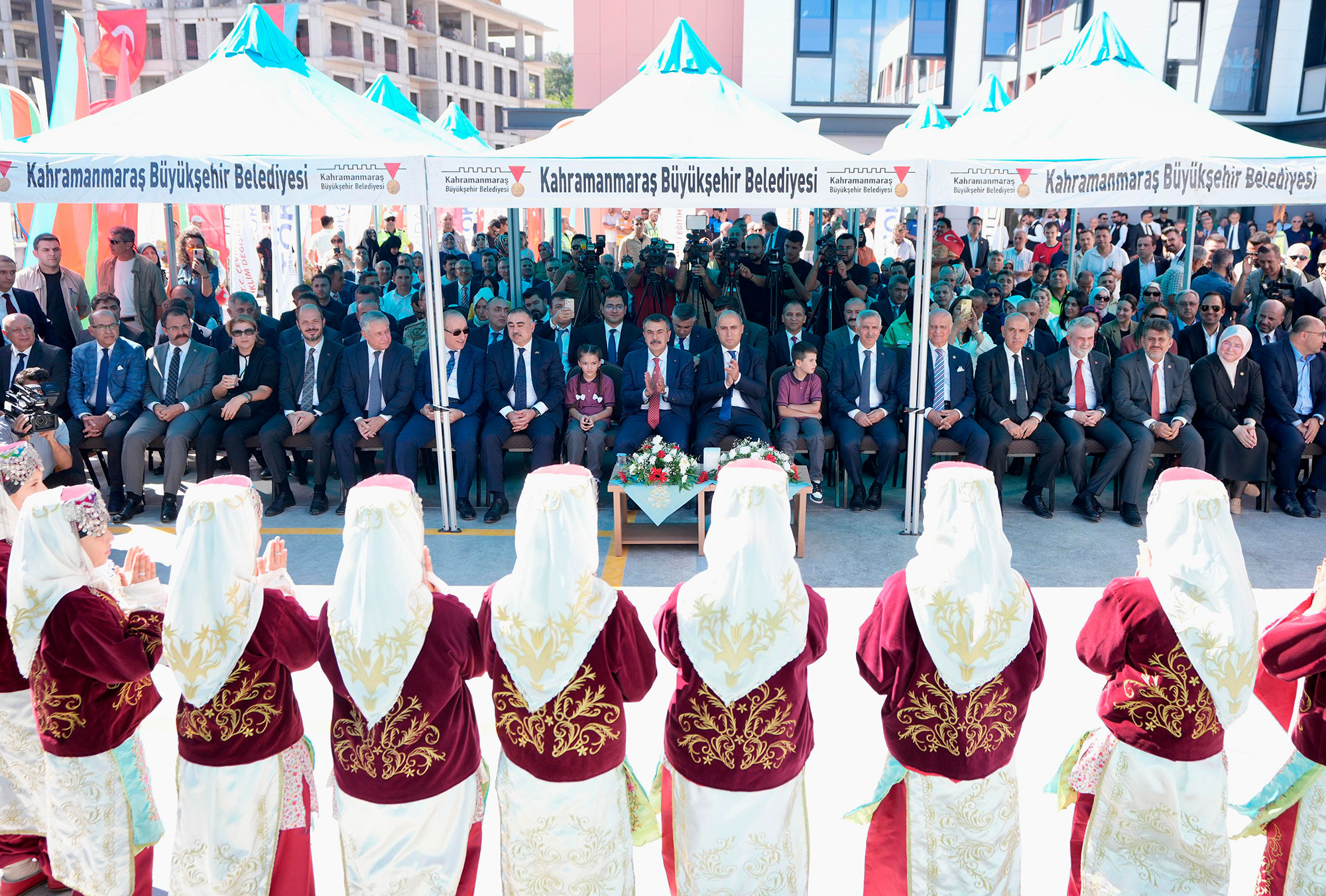Kahramanmaraşda yeni inşa edilən Heydər Əliyev adına məktəbin açılışı olub