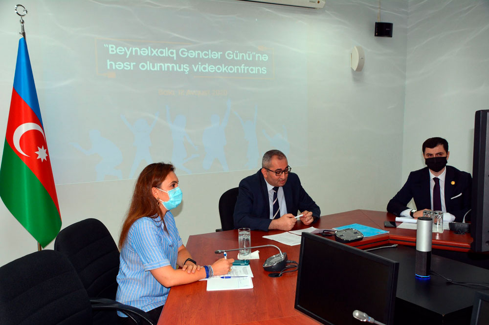 YUNESKO üzrə Azərbaycan Respublikası Milli Komissiyası Beynəlxalq Gənclər Günü münasibətilə videokonfrans təşkil edib