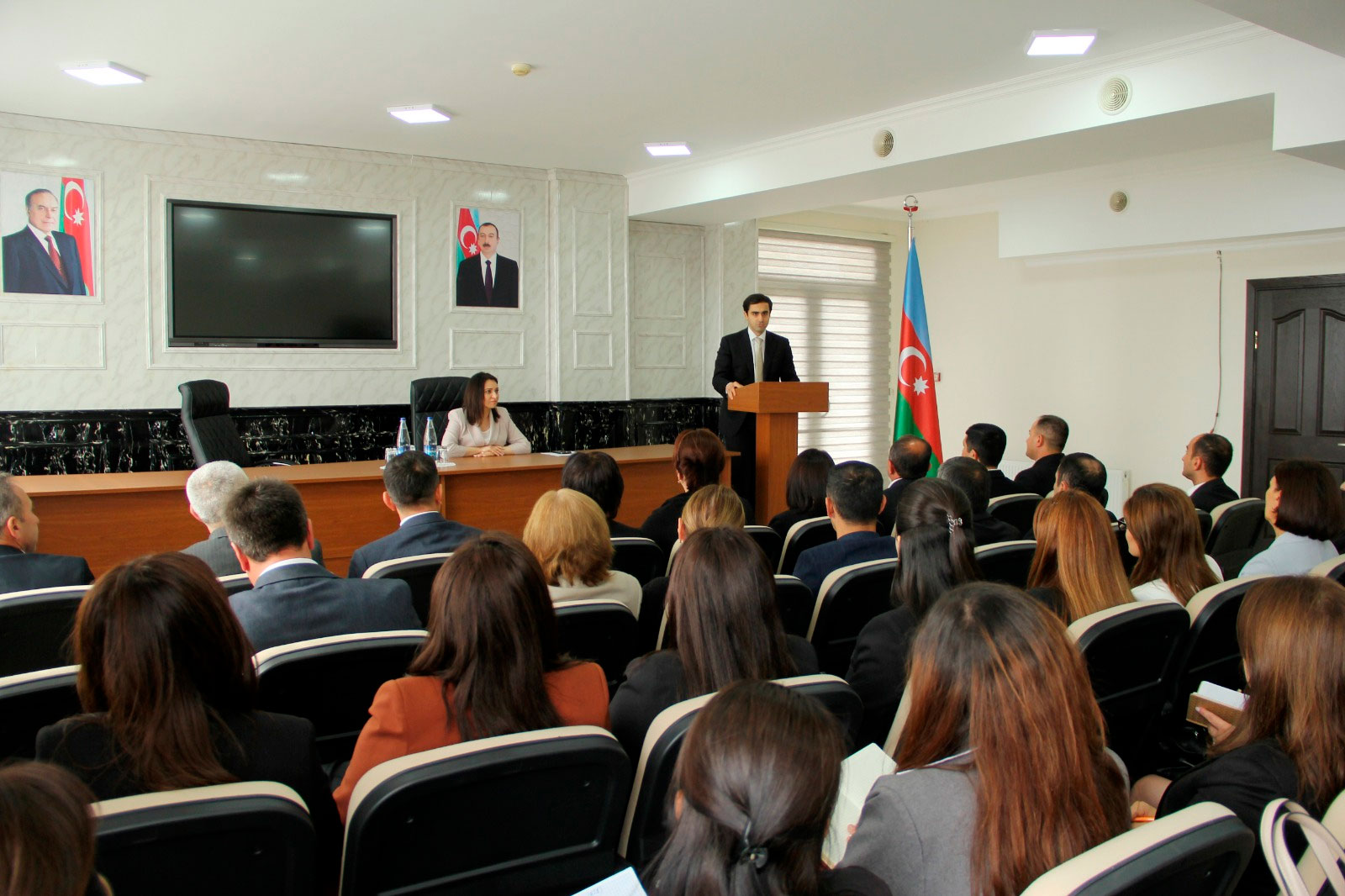 Nazir müavini Həsən Həsənli Şəkidə olub