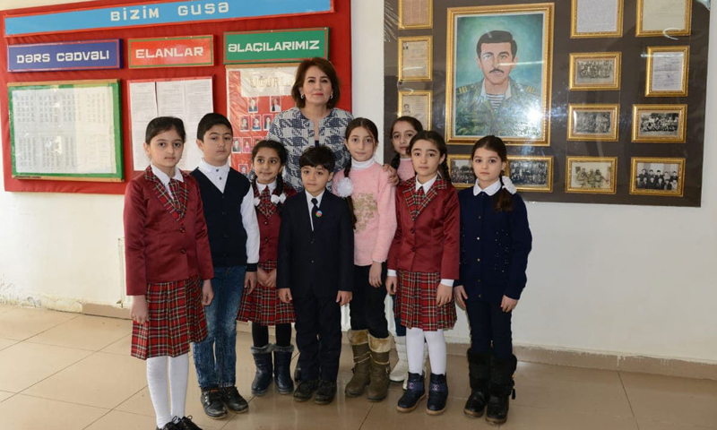 Təhsil nazirinin müavini Məhəbbət Vəliyeva cənub bölgəsində səfərdədir