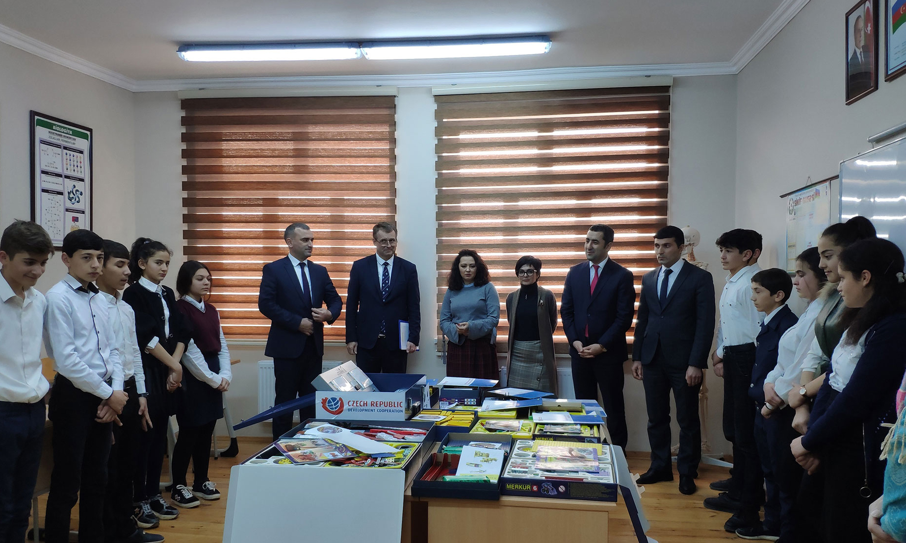 Şamaxıda 5 məktəbə “Merkur konstruktor dəstləri” təqdim edilib