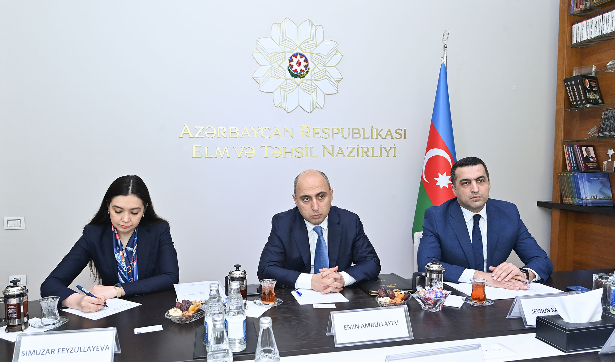 Elm və təhsil naziri Asiya İnkişaf Bankının nümayəndəsi ilə görüşüb
