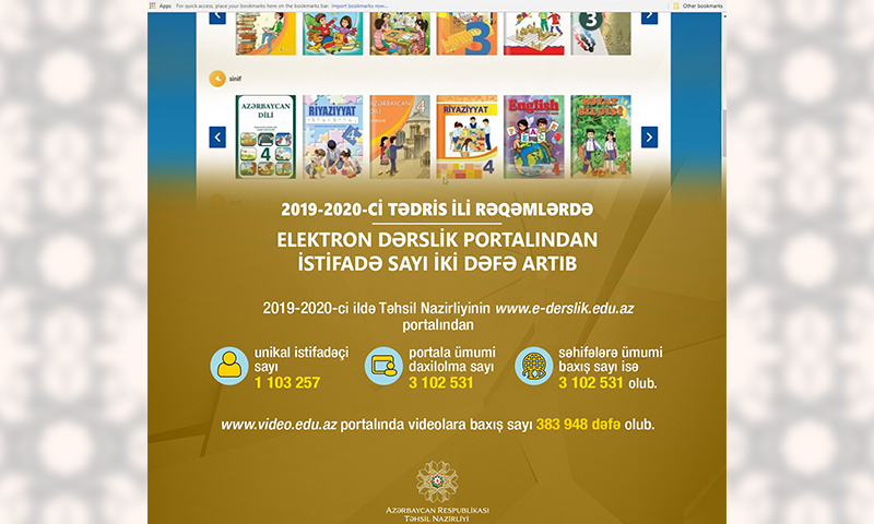 2019-2020-ci tədris ili - Dərsliklər