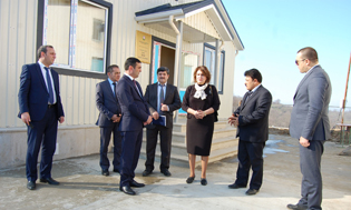 Təhsil nazirinin müavini Məhəbbət Vəliyeva Masallı rayonunda