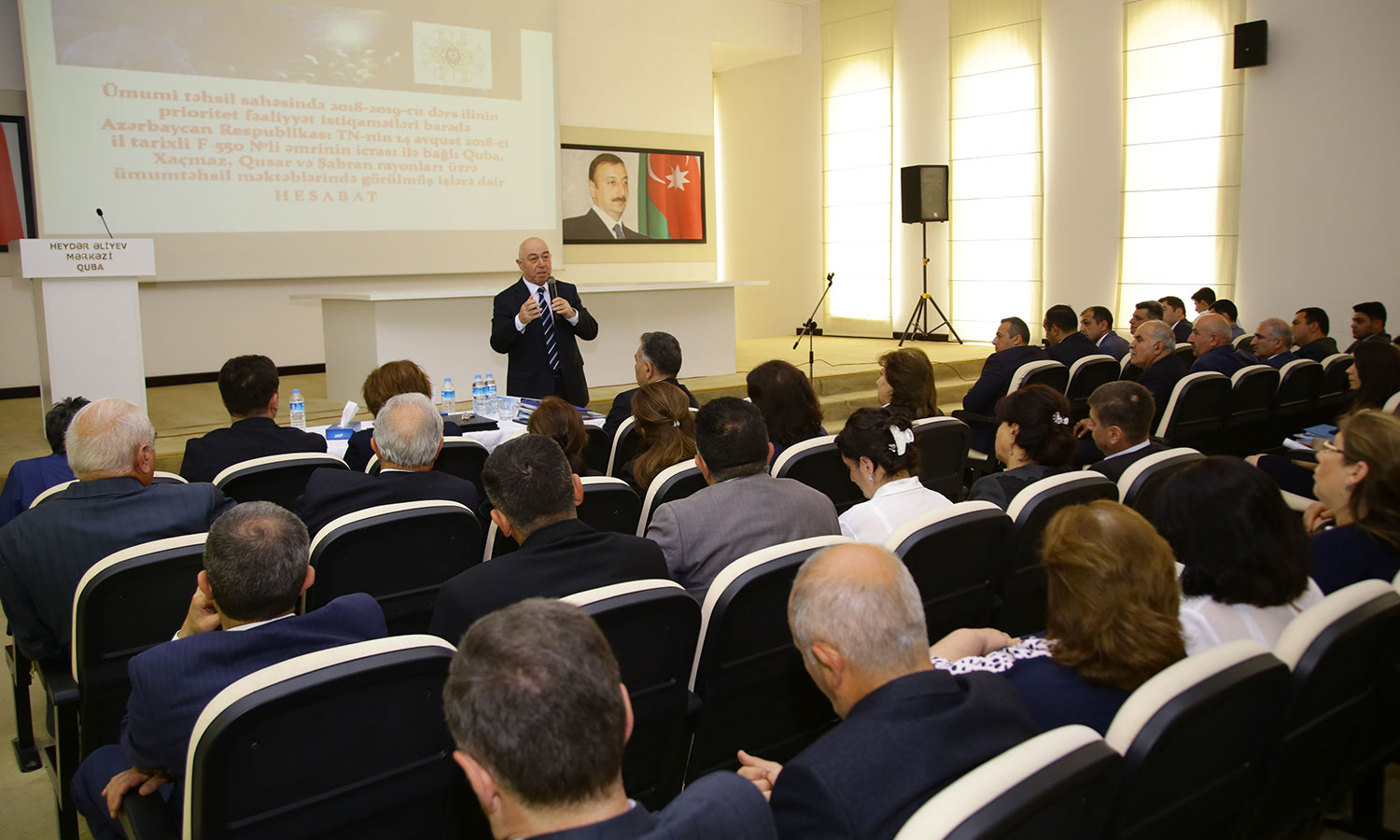 Nazir müavini şimal bölgəsinin təhsil işçiləri ilə görüşüb