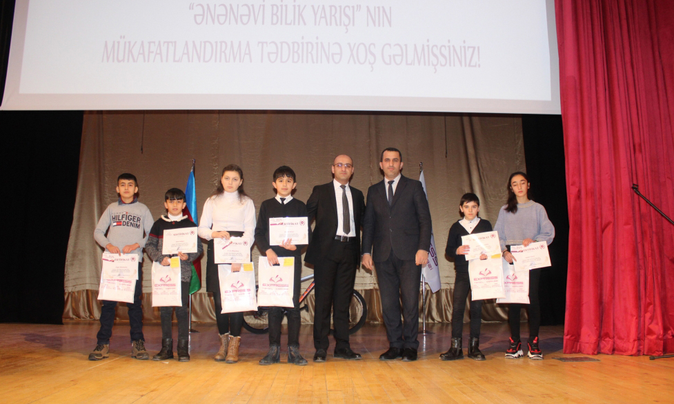 “Təhsil millətin gələcəyidir” bilik yarışının qalibləri