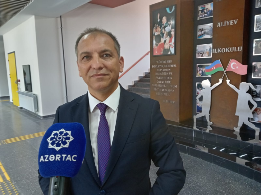 Kahramanmaraş Təhsil Şöbəsinin müdiri: Fəlakət zonasından olan uşaqlara dəstək verdiyi üçün Azərbaycana səmimi-qəlbdən minnətdarıq