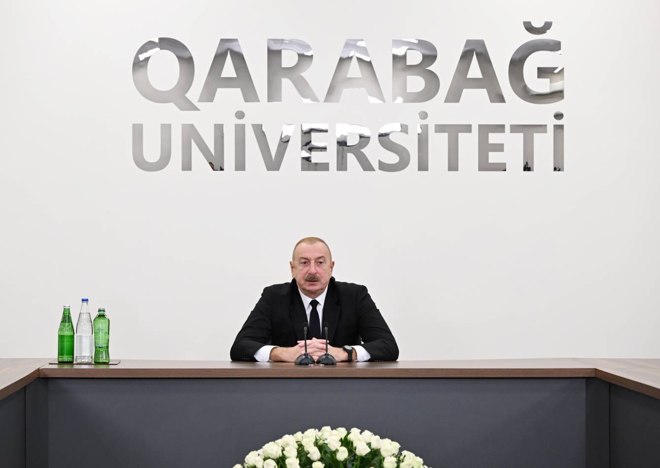 Prezident İlham Əliyev Qarabağ Universitetinin təmirdən sonra açılışında iştirak edib
