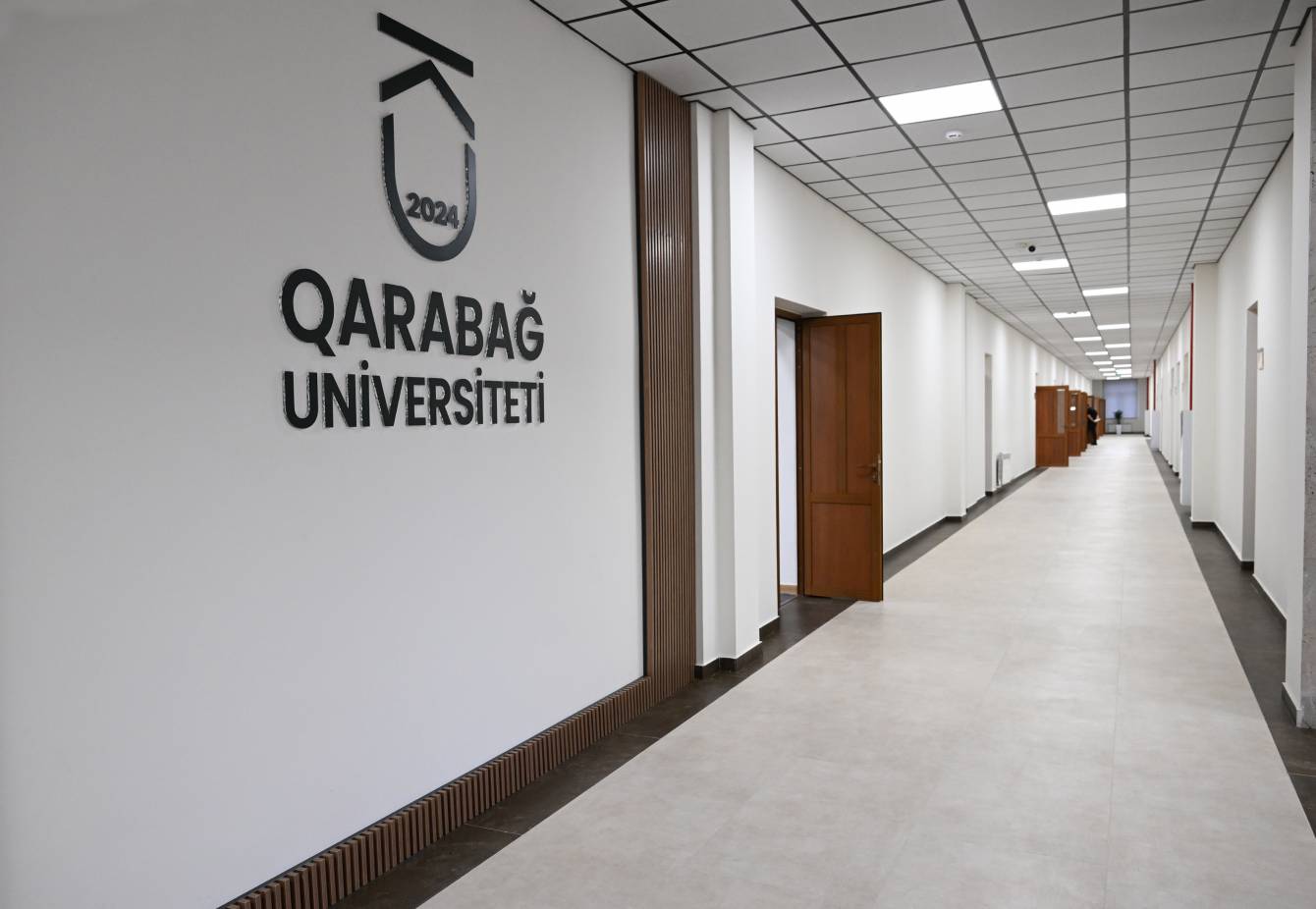 Prezident İlham Əliyev Qarabağ Universitetinin təmirdən sonra açılışında iştirak edib