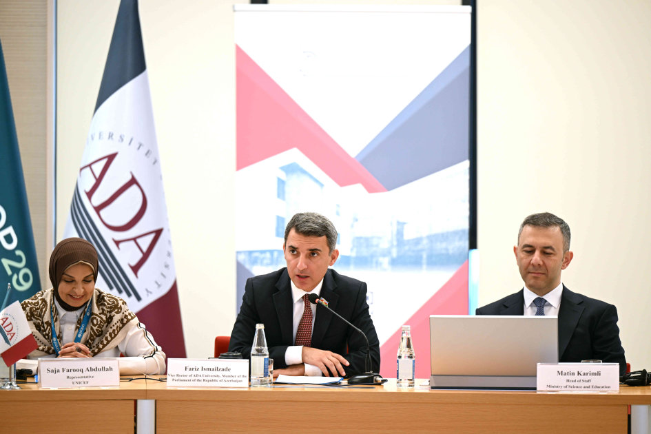 Bakı İqlim Fəaliyyəti Həftəsi çərçivəsində ADA Universitetində tədbir keçirilib